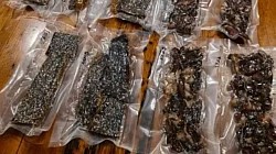 Storing biltong