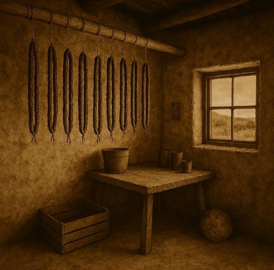 How premium‑quality droëwors was traditionally dried in the Klein Karoo