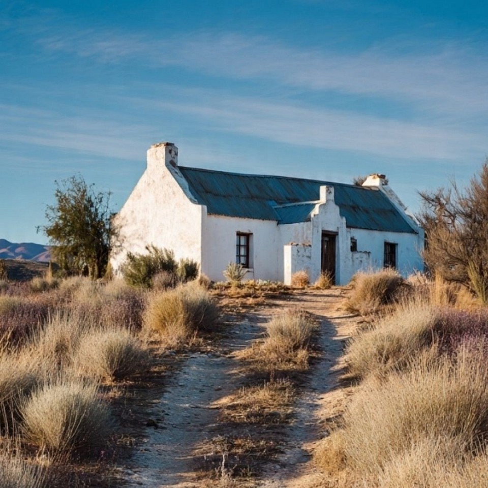 A dwelling in the Klein Karoo landscape
