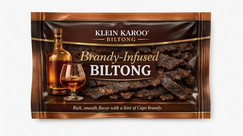 Brandy‑Infused Biltong