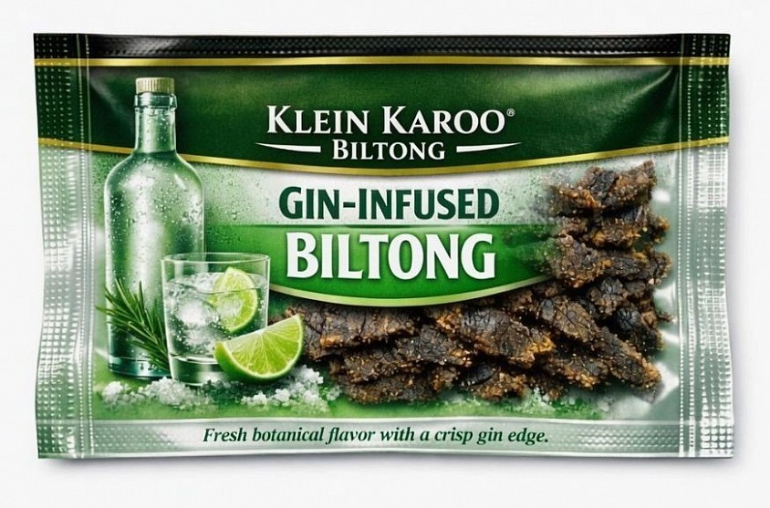 Gin‑Infused Biltong