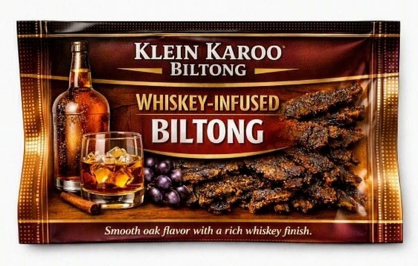 Whiskey‑Infused Biltong