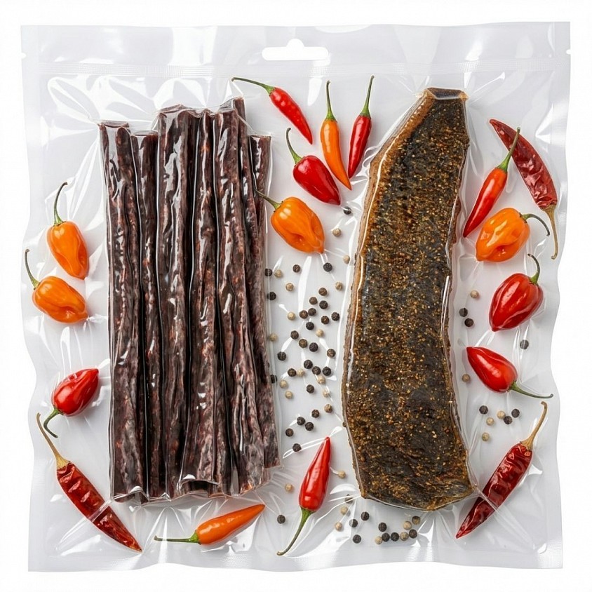 The Ultimate Vleis Duo: 1kg Beef Biltong & 1kg Beef Droëwors - Klein Karoo Biltong